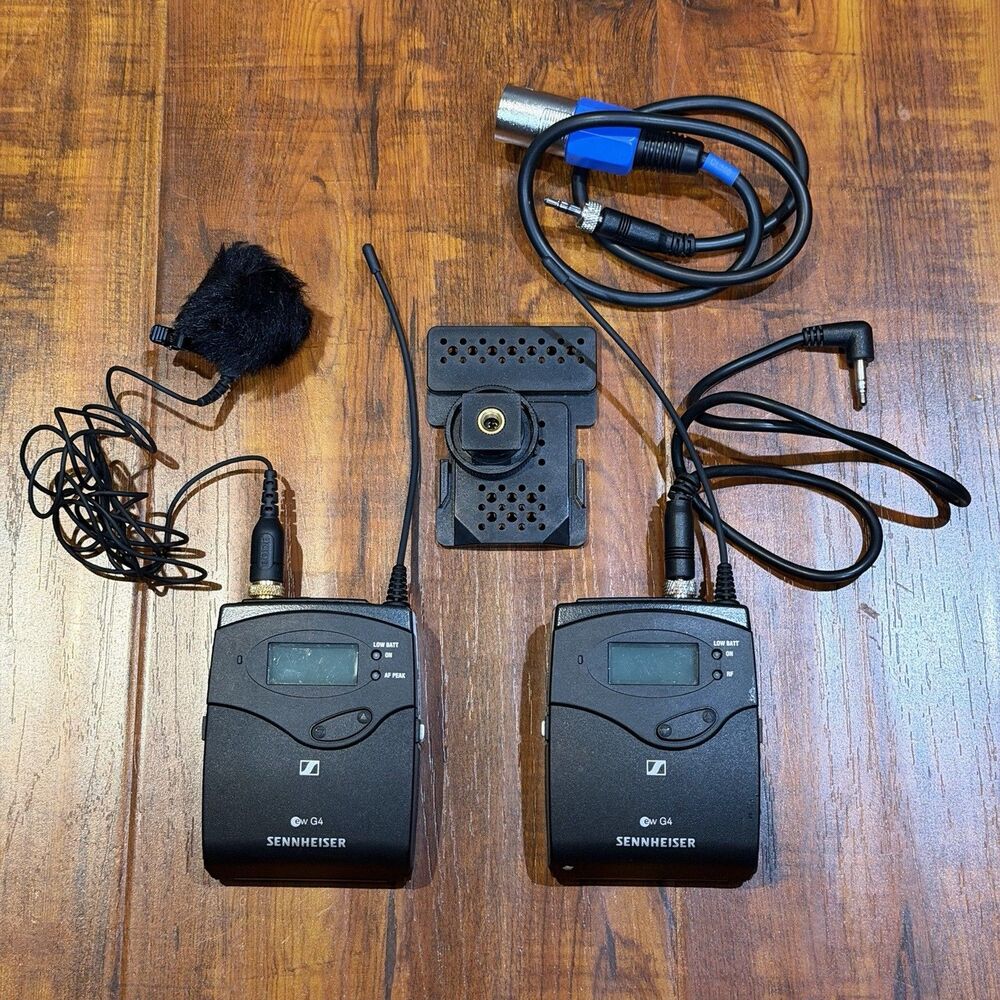 Sennheiser SK EK 100 G4 Lavalier Microphone Set - Transmitter, Receiver & Mic